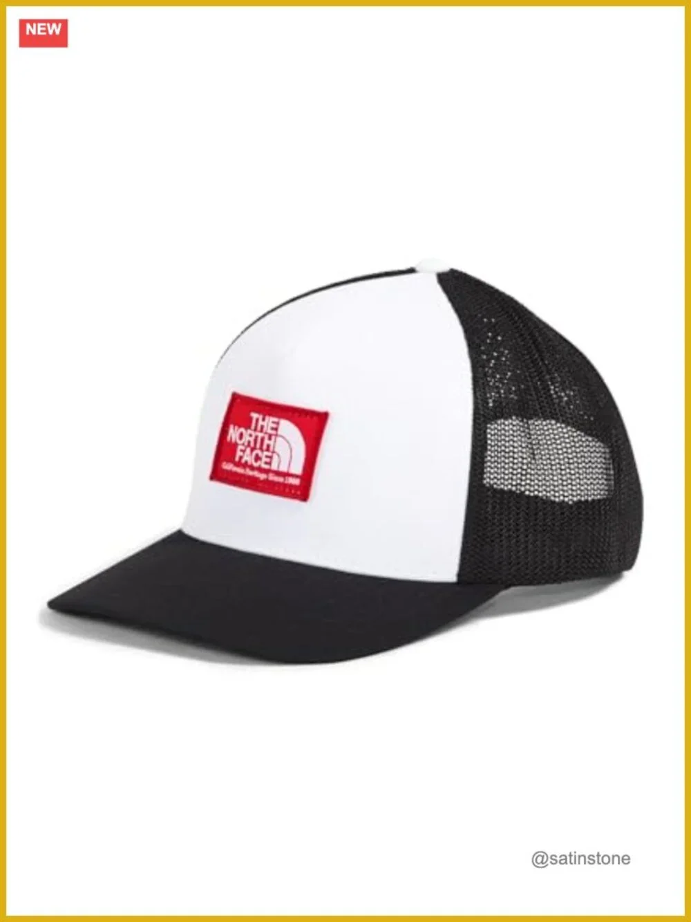 Deep Fit Trucker Hat with Breathable Mesh Panels Snapback